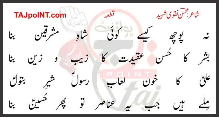 Na Poch Kaise Koi Shah-e-Mashriqain Bana Lyrics In Urdu 2017