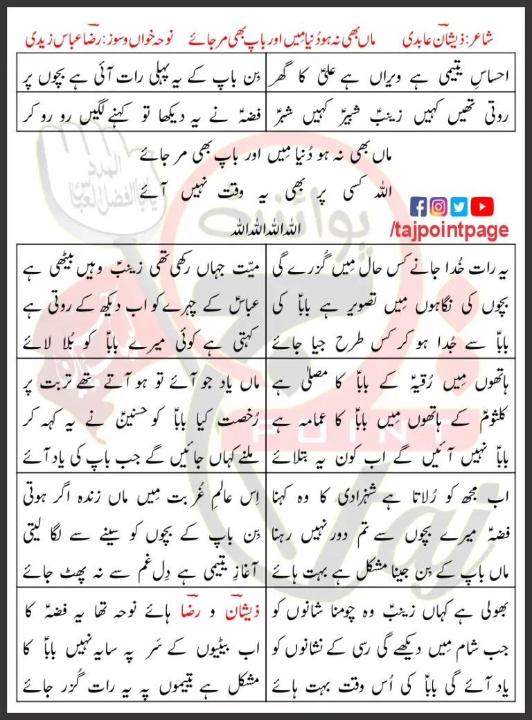 Maa Bhe Na Ho Duniya Main Aur Baap Bhe Lyrics 2022