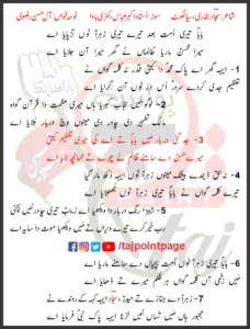 Teri Zahra Nu Tarpaya Ay Allay Hassan Rizvi Lyrics Punjabi 2025