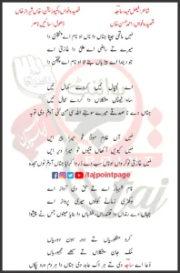 Main Matami Japna Jina Da Na Oh Naam Aye Panjtan Da Lyrics Punjabi 2026