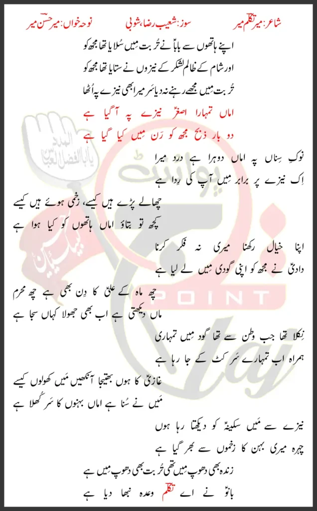 Amma Tumhara Asghar Mir Hasan Mir